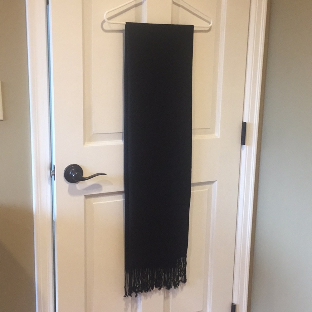 Long black shawl/scarf